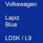 Preview: Volkswagen, Lapiz Blue, LD5K / L9.